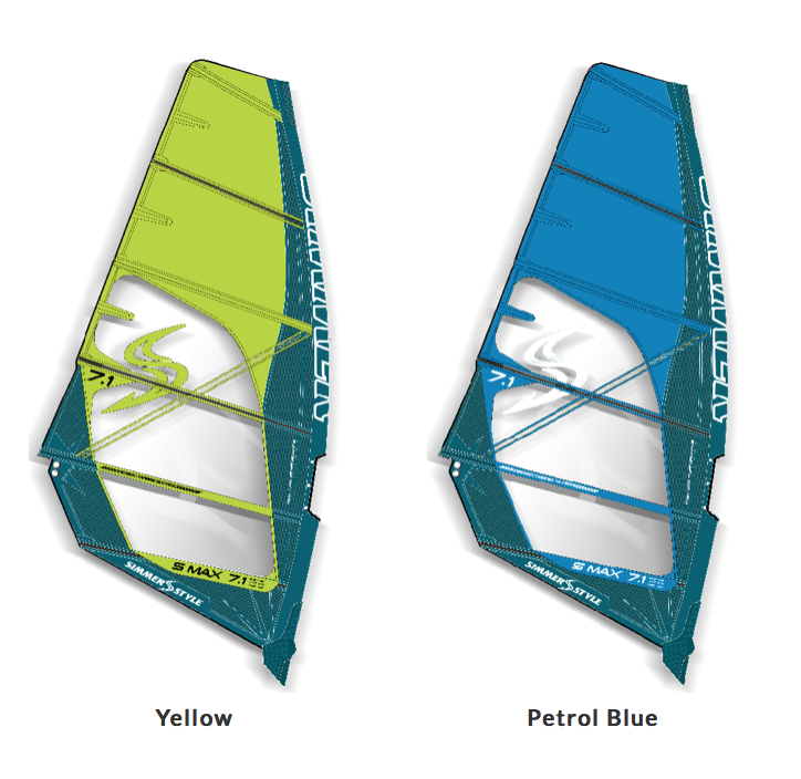 ウインドサーフィン セイルSIMMER STYLE シマースタイル SCS７．５